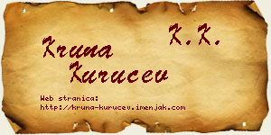 Kruna Kuručev vizit kartica